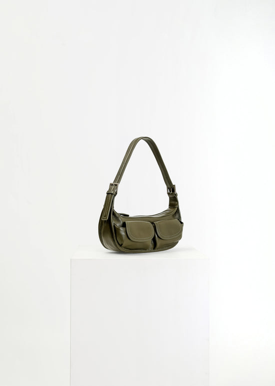 Nyx Leather Bag / Khaki