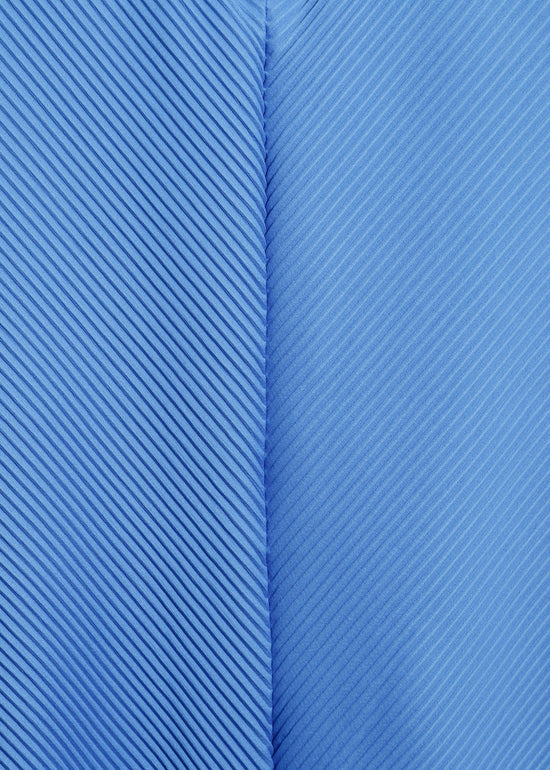 CHET PLEAT SKIRT / BLUE