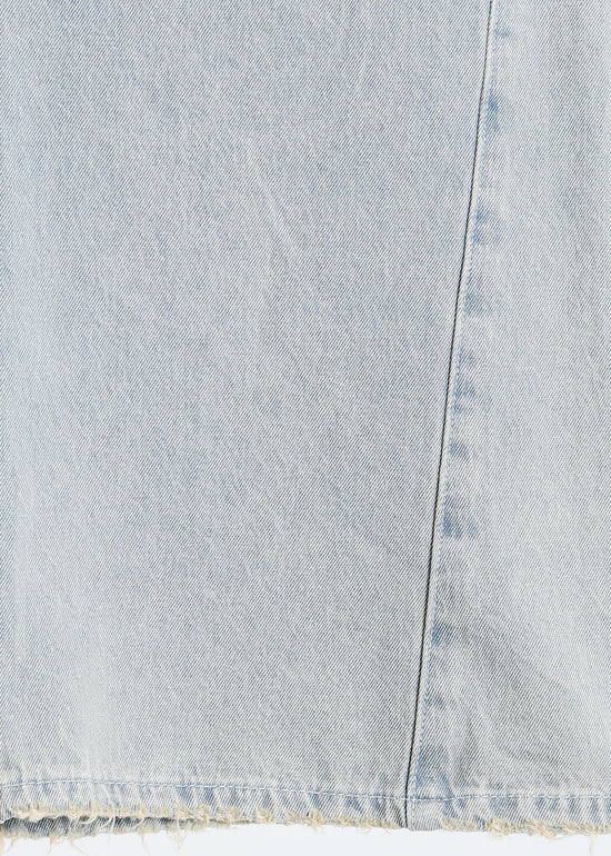 DARIO DENIM SHORT / INDIGO BEIGE WASH