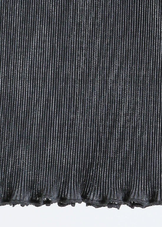 EMMA PLEAT TOP / BLACK