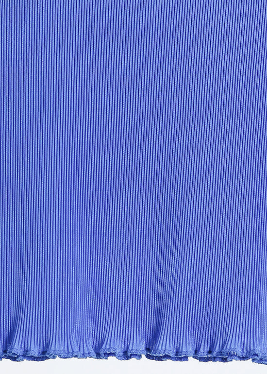 EMMA PLEAT TOP / BRIGHT BLUE