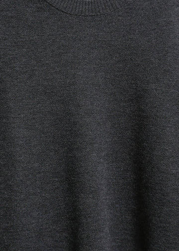 GAYA KNIT TEE / CHARCOAL