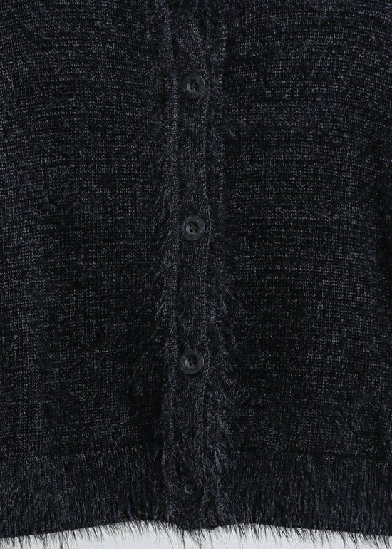 GRACIE KNIT CARDI / ONYX
