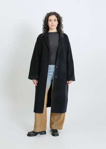 LEIGH COAT / NAVY