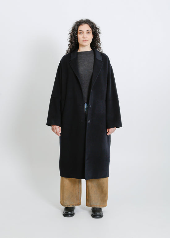 LEIGH COAT / NAVY