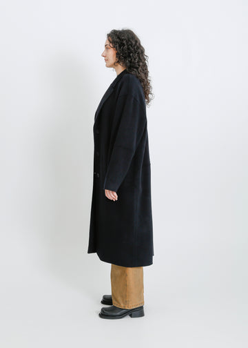 LEIGH COAT / NAVY