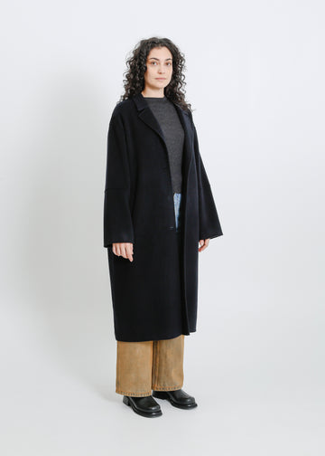 LEIGH COAT / NAVY