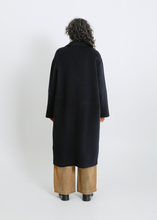 LEIGH COAT / NAVY