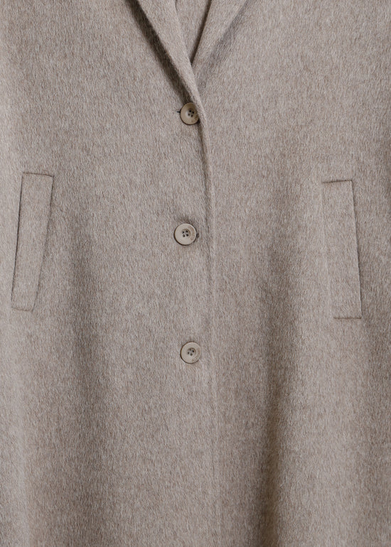 LEIGH COAT / TAUPE MARLE