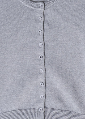 LOLA KNIT CARDI / GREY MARLE
