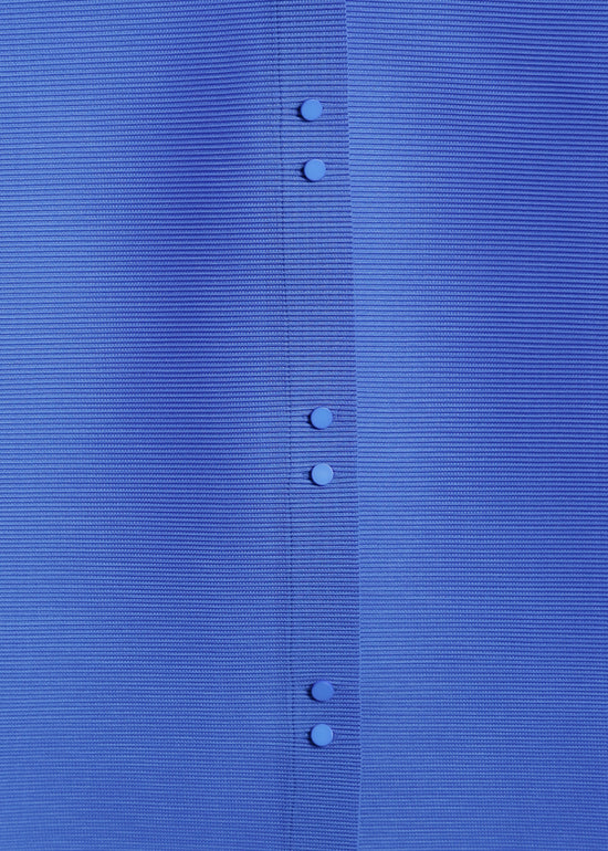 MAZIE PLEAT SHIRT / BRIGHT BLUE