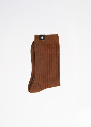 DREW SOCKS / CHOCOLATE