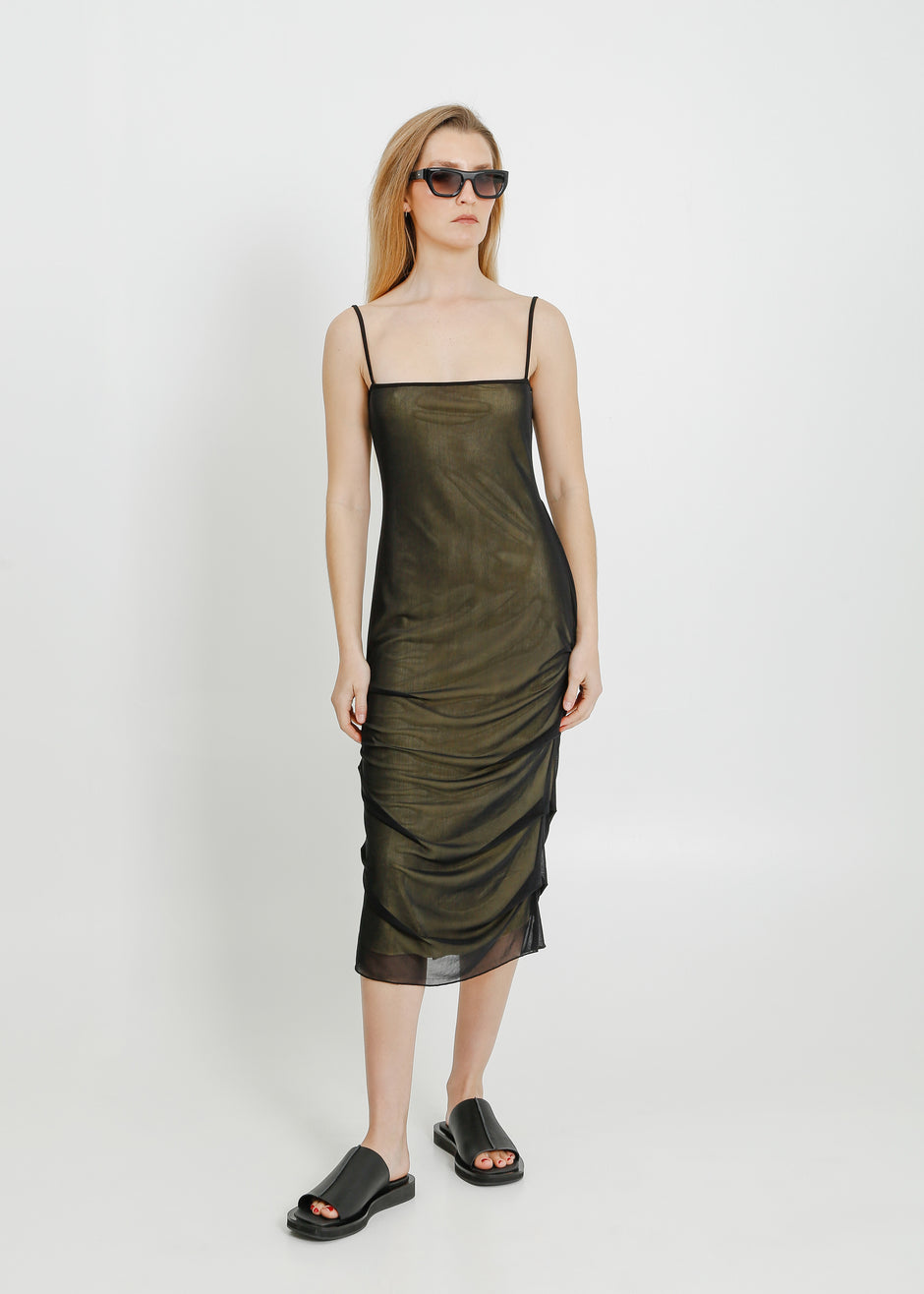ALPHA 60 pure silk dress ONE SIZE