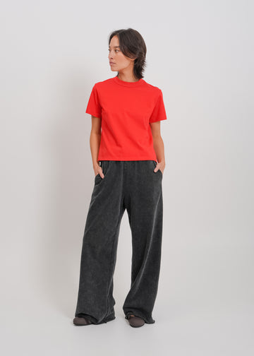 Evanna Track Pant / Washed Black