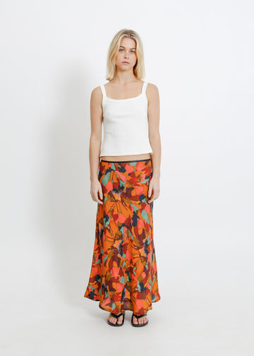 BENNIE SKIRT / PEONY PARADE