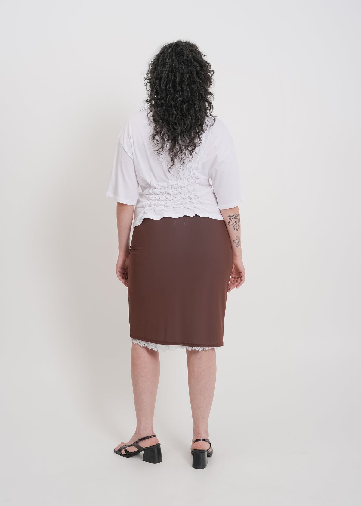 Kai Skirt / Chocolate-Baby Blue - 
Chocolate Baby Blue (image 10)
