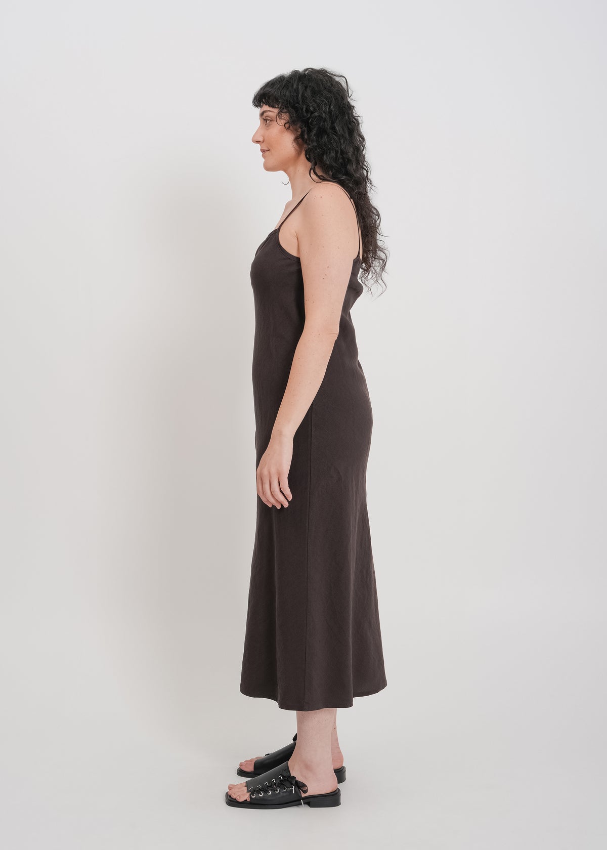 Helena Dress / Dark Chocolate - 
Dark Chocolate (image 9)