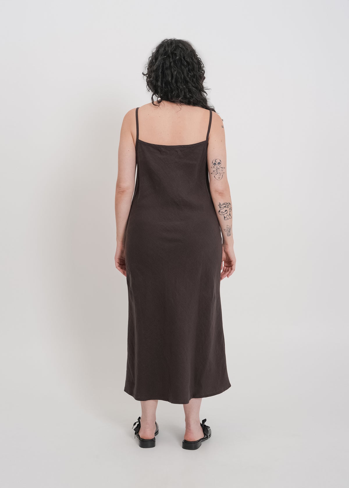 Helena Dress / Dark Chocolate - 
Dark Chocolate (image 10)