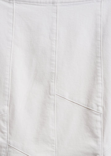 Melissa Denim Skirt / White