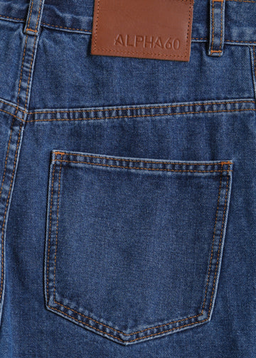Nadia Denim Short / Medium Indigo