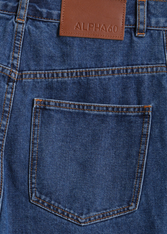 Nadia Denim Short / Medium Indigo
