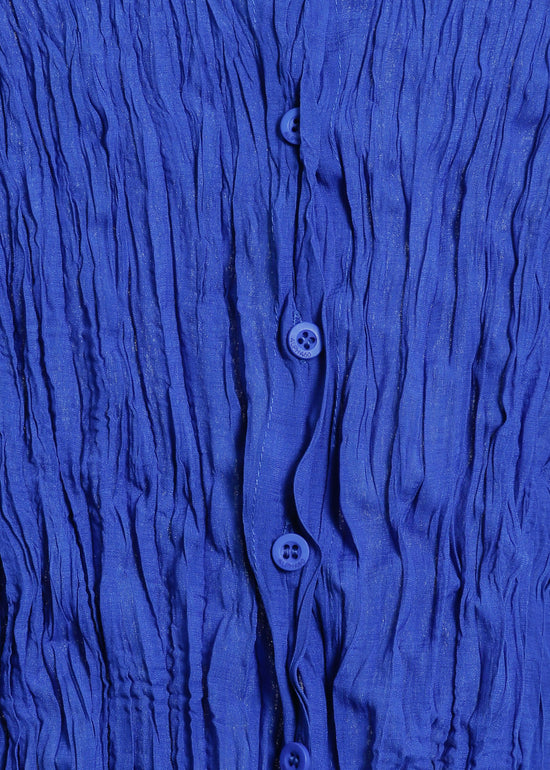 TANNER PLEAT CARDI / BRIGHT BLUE