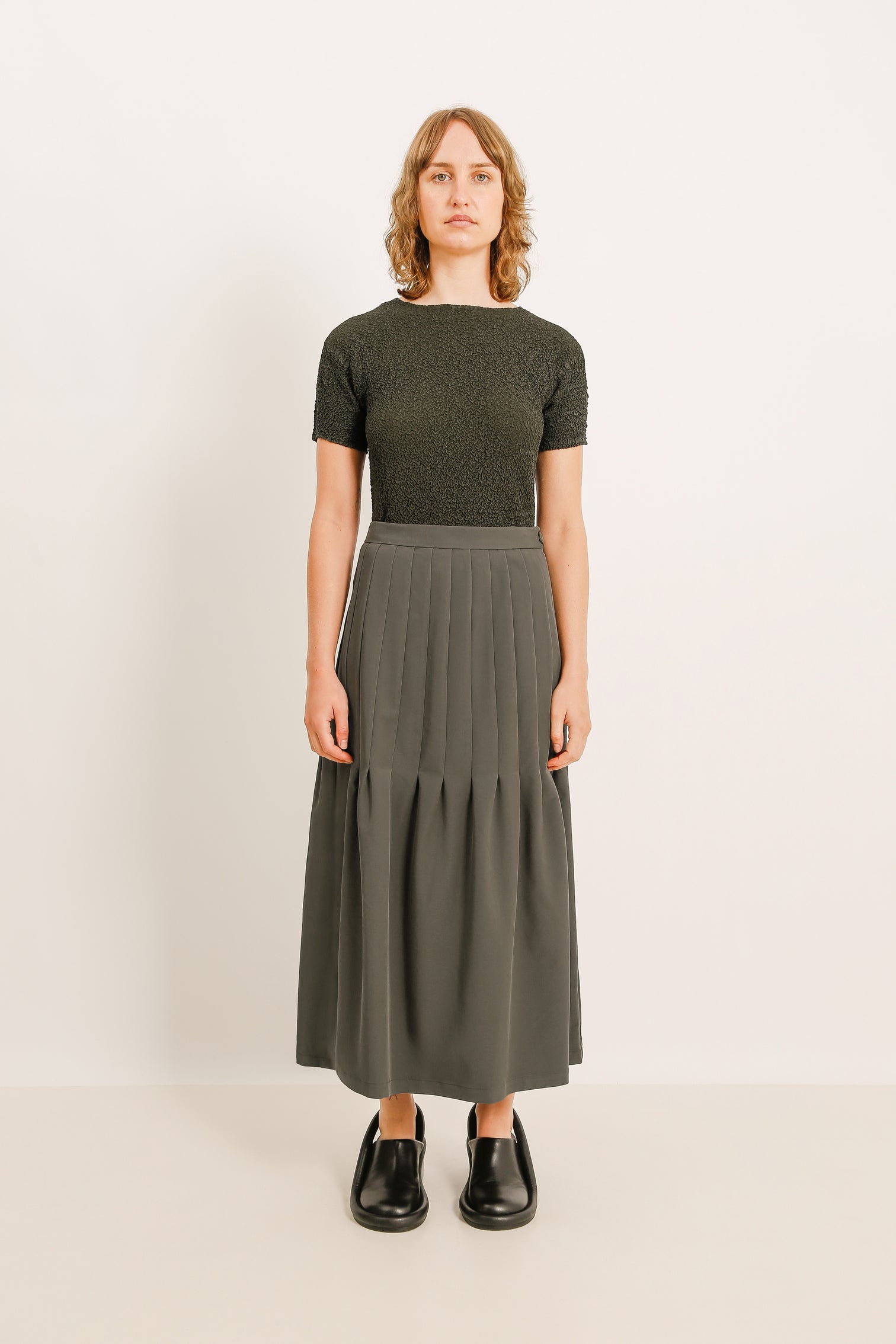 ALPHA 60 denim maxi skirt