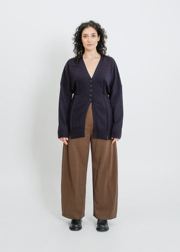 ABERDEEN KNIT CARDI / NAVY