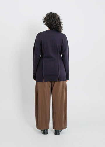 ABERDEEN KNIT CARDI / NAVY