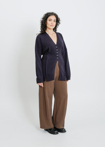 ABERDEEN KNIT CARDI / NAVY