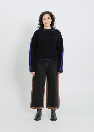 OAKLAND KNIT SWEAT / NAVY