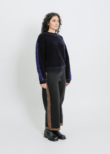 OAKLAND KNIT SWEAT / NAVY