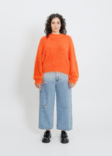 OWYN KNIT SWEAT / ORANGE