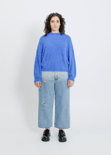 OWYN KNIT SWEAT / BLUE