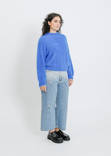 OWYN KNIT SWEAT / BLUE