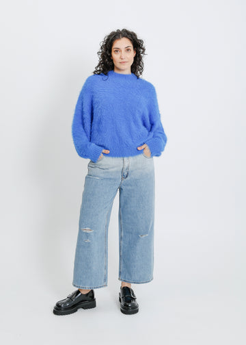 OWYN KNIT SWEAT / BLUE