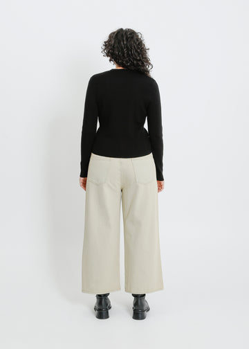 HARTFORD KNIT TOP / BLACK