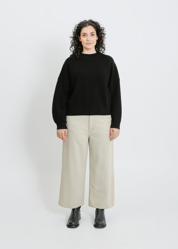 OWYN KNIT SWEAT / BLACK
