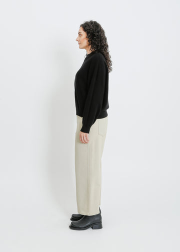 OWYN KNIT SWEAT / BLACK