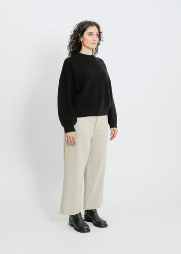 OWYN KNIT SWEAT / BLACK
