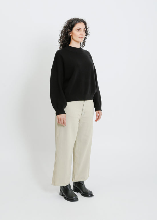 OWYN KNIT SWEAT / BLACK
