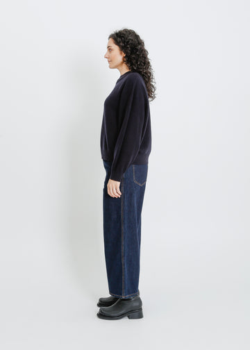 OWYN KNIT SWEAT / NAVY