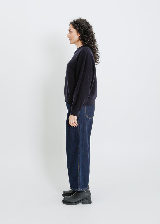 OWYN KNIT SWEAT / NAVY