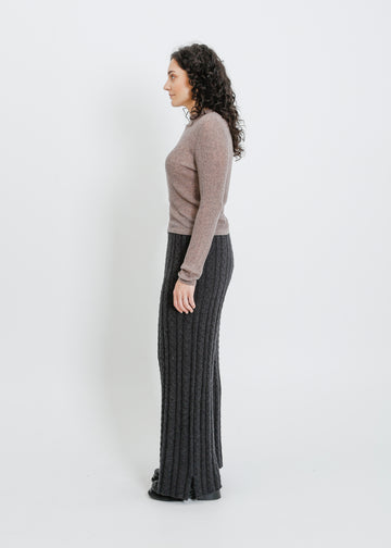 HARTFORD KNIT TOP / TAUPE MARLE