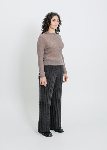 HARTFORD KNIT TOP / TAUPE MARLE