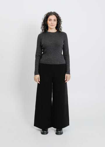 SERENA KNIT PANT / BLACK
