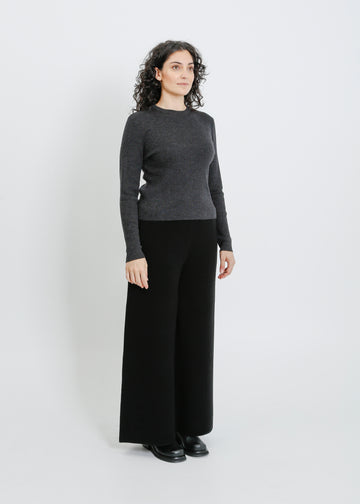 SERENA KNIT PANT / BLACK
