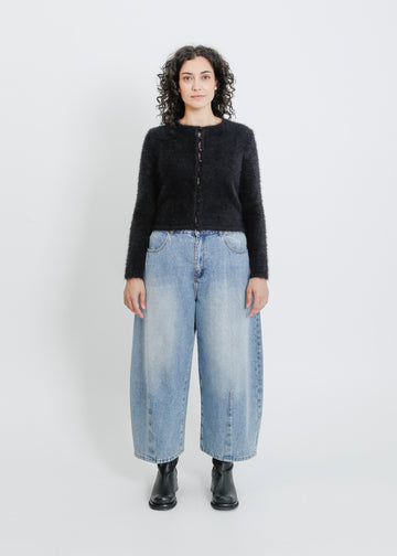 LILY KNIT CARDI / ONYX