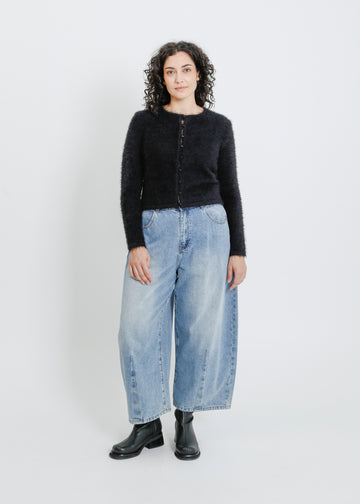 LILY KNIT CARDI / ONYX