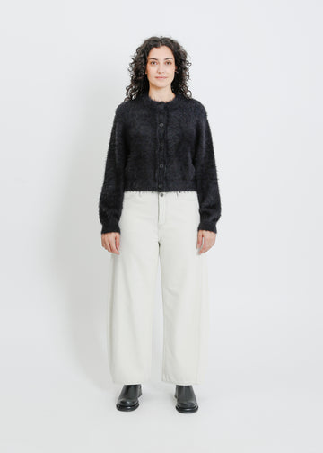 GRACIE KNIT CARDI / ONYX